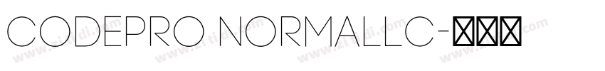 CodePro NormalLC字体转换